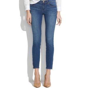 Madewell Skinny Skinny Ankle Zip in Sky Wash